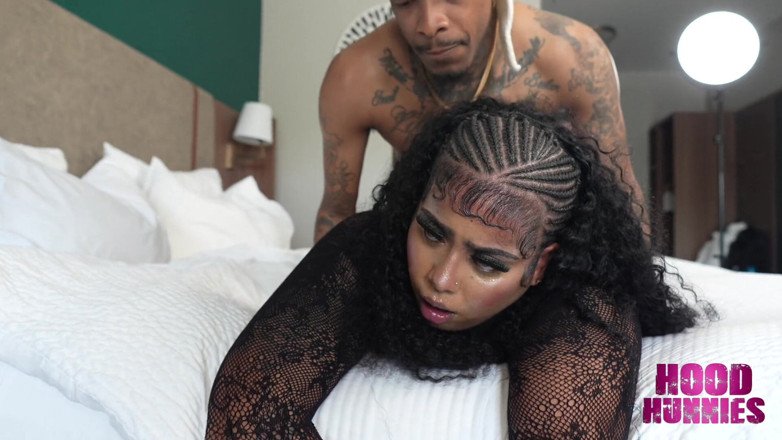 Hood Hunnies: Playa batang besar gila mengongkek Ethiopia tebal Kally Xo