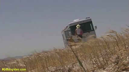 My Bang Van: Cowgirl picked up for rough bang van party