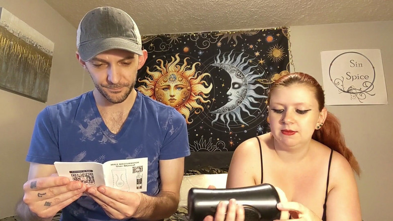 Sin Spice by Sophia Sinclair and Jasper Spice: Rewuwa vibrerande klämbar ficka Fitta unboxing och onani