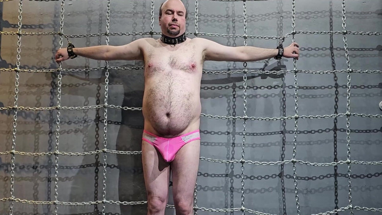 Domestic femdom: Miss Demi Lux Torments Her Slave's Nipples