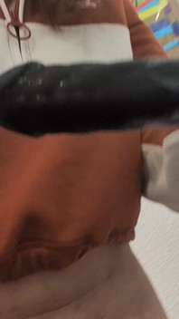 Hot Solo Amateur Female Playing with a Big Toy with Her Tight Pink Pussy