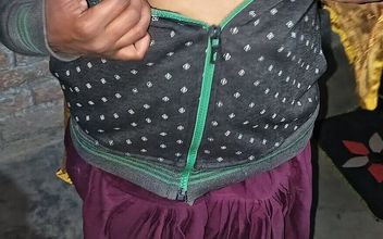 Desi Cute and Beautiful New Married Punjabi Bhabhi Nude Dance and Show Her Big and Round Round Boobs