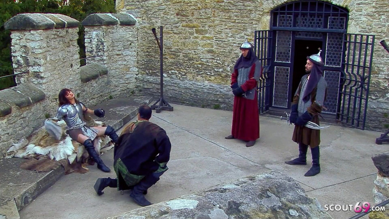 Full porn collection: Sexy MILF Theodora fucked by knights with thick cocks