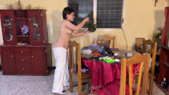 SugarPose: Buttcrack Babes - Jasmine and Cassandra Clean with Low Pants