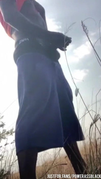 Masturbating Alone Intensely in the Bush