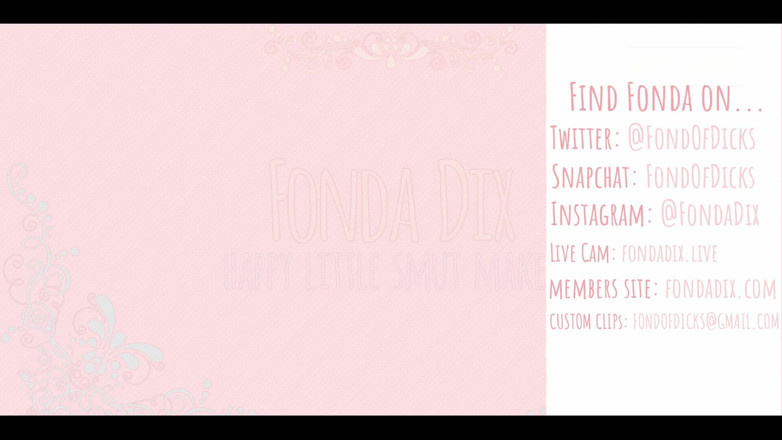 FondaDix: Liveshow: het favoriete speeltje van Fonda