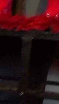 Arrogant Red Fur Boot Princess Spitting and Stomping Object POV!