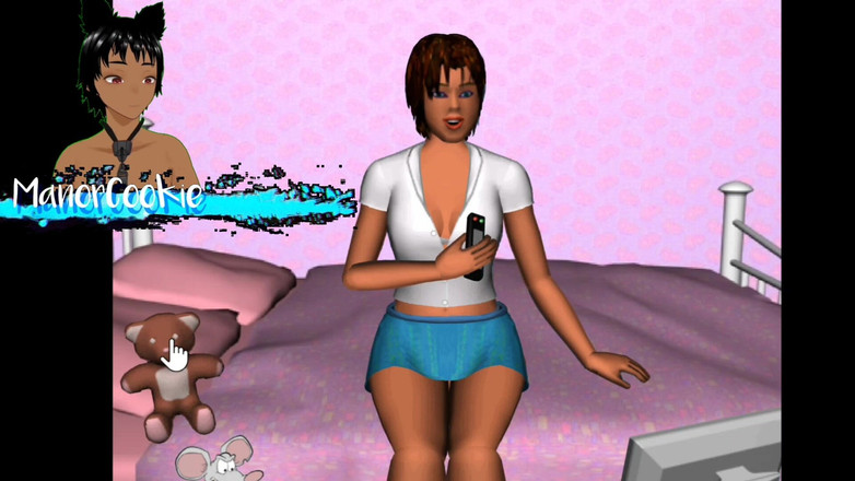 Manor Cookie: Arrête la tv - un vieux jeu où une femme se...