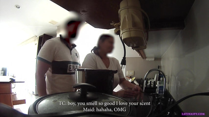 Latinaspy: A big breasted maid Christmas story