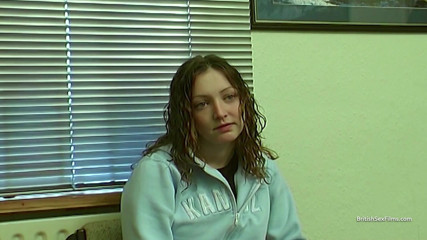 British Sex Films: British Teen in stockings at her porn audition