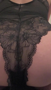 Bedtime Farts in Black Lingerie