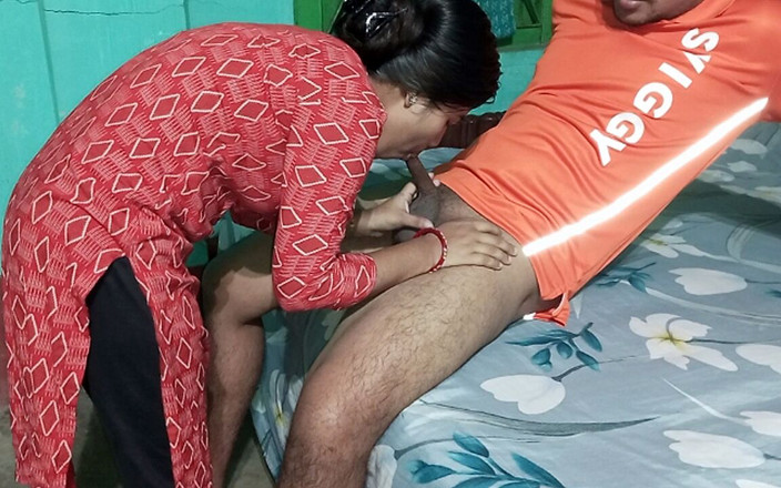 DesiSexCreator: Zákazník zavolal Swiggy doručovatel a byl ošukaný v Desistyle s...