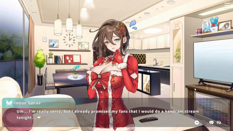 NSFWOtaku: Hentai-spiel - die weihnachtsverführung einer verheirateten frau - V-liebhaber