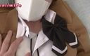Kawaii Wife: 이번에는 라면을 좋아하는 일본 애니메이션 Koizumi에게 의상을 입고 자위해&amp;#039;