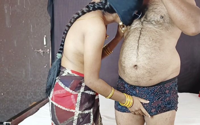 Indianhotcouple: Mooi echt koppel eigengemaakte mondneukpartij en hardcore-seks