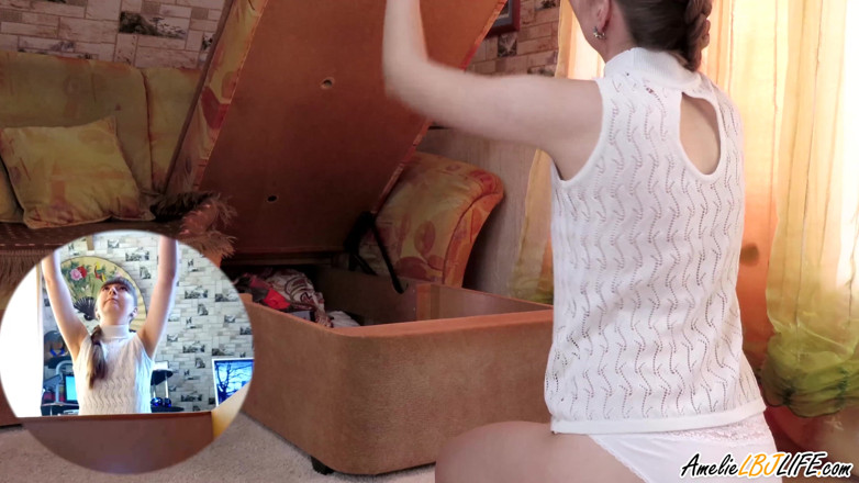 Amelie Dubon: เย็ดน้องขณะติดค้าง - แตกข้างใน