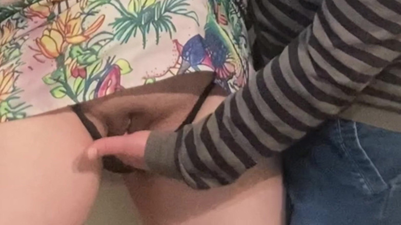 PriyaNaavya: Petite Pussy Under Dress Perv in Subway