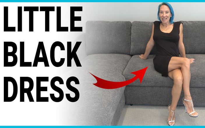 Sex with milf Stella: Little Black Dress Try on