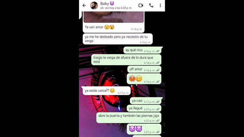 Natasha Caseros: Heißes whatsapp-gespräch mit meiner freundin endet im happy end - Nati...