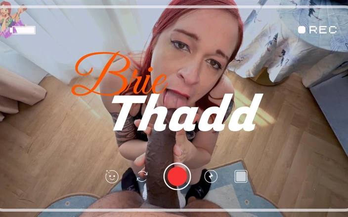 Brie Lovely: Brie遇到男人（壮举。thad maxxx）