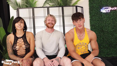 Bi Guys Fuck: Tan jock Tyler Schultz का पहला द्विलिंगी सेक्स!