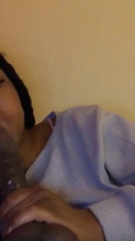 The Happiest Time Is When I Have His Big Black Dick in My Mouth Like and Subscribe Throat Goat