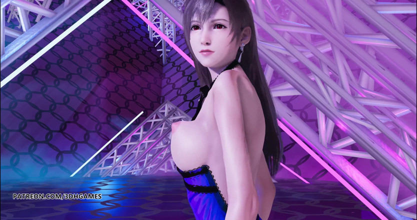 3D-Hentai Games: T ara - NumberNine Aerith Tifa Lockhart naked kpop dance purple...