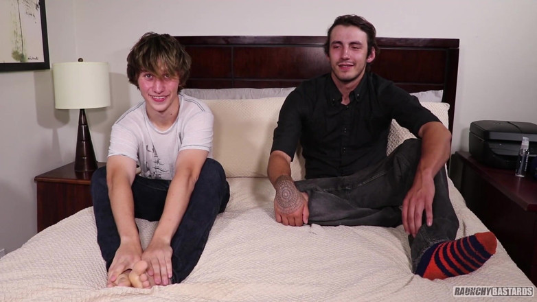 Raunchy Bastards: Straight boy pounds twink in sweaty bareback session