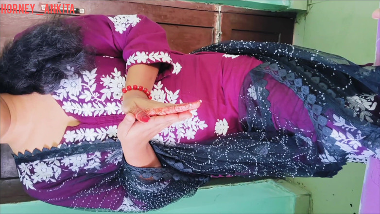 Horney_Ankita: 인도 섹스, 아름다운 Sali Jija 섹스 힌디어 클리어 오디오 로컬 MMS