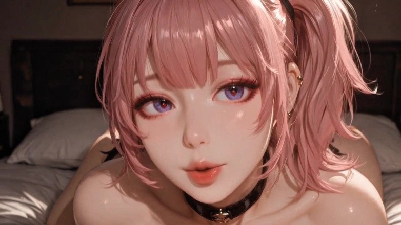 Stories&Anime: Ahegao 3d рожева силіконова лялька дражнить
