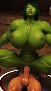 Shehulk Destruction Anal Cockham Superheroes 40