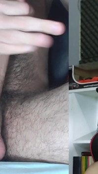 Masturbating Big Penis 4 Minutes, Look at the Face of Pleasure