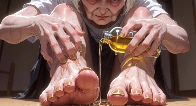 YOUR BEST FANTASY: 87-jährige oma sinnliche Fußölmassage - wunderschöne Füße &amp; Nägel
