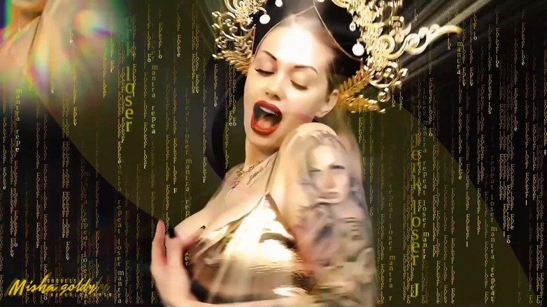 Goddess Misha Goldy: Бинауральный АСМР и перепрограммирование! Дрочу как неудачник - сперма, как неудачник!