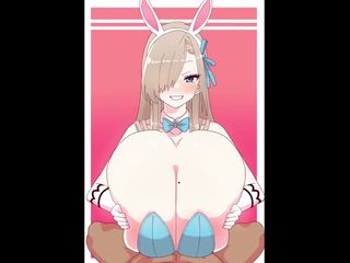 Velvixian_2D: Asuna, дрочка цицьками