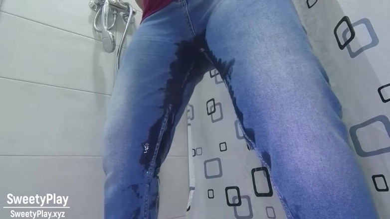 SweetyPlay: Pinkelnde verzweiflung, benetzende jeans