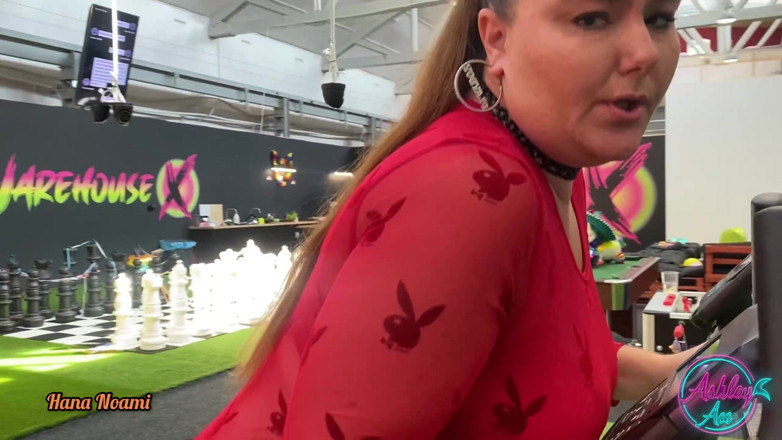 AshleyAce69: Ashley E Hanna Dildobike Allenamento