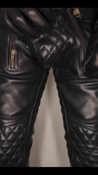 Into the full leather look?
