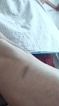 Asmr Dick Massage Through Big Busty Boobs