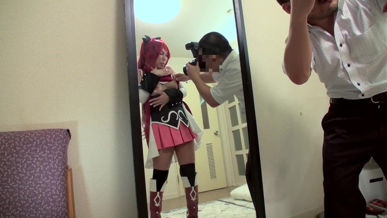 Raptor Inc: 老妻のコスプレ!バイト先の熟女に魔法少女まどか☆マギカのコスチュームを着せてみました!