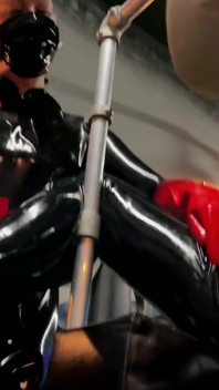 Latex nurses fist their gimp