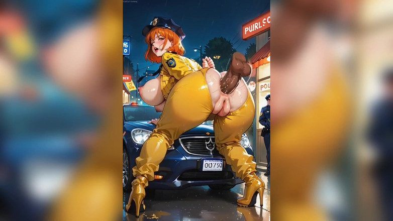 SexGame: 흑인 대물 자지 야외 후장 섹스