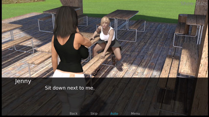 Johannes Gaming: Projekt sexy manželky - hraní s prsy Jenny venku