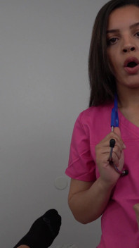 Sexy Nurses Acacia & Denea Takes Turns Sucking My Hard Dick