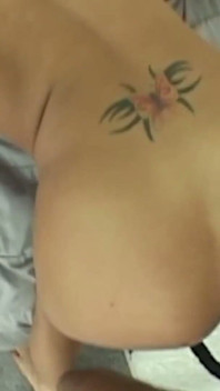 POV This Beauty with a Colorful Tattoo Is Giving Your Fad Manhood a Moist Blowjob