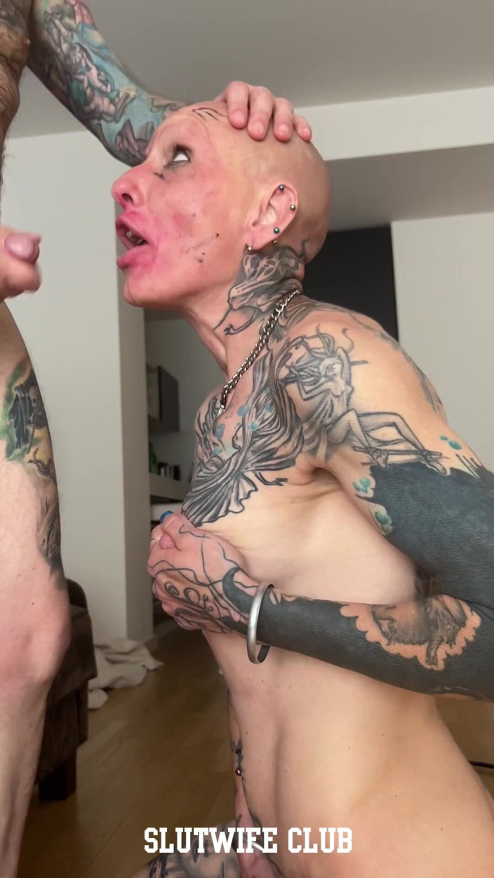 Slutwife Club: Fan-made Fucktoy Vilja’s Masked Deepthroat, Raw Ass Ride &amp; Sticky Finish