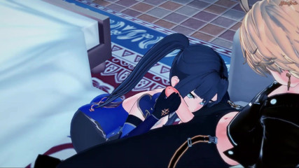 Hentai Smash: Mona rides dick after doing 69 with Aether - Genshin Impact Hentai.