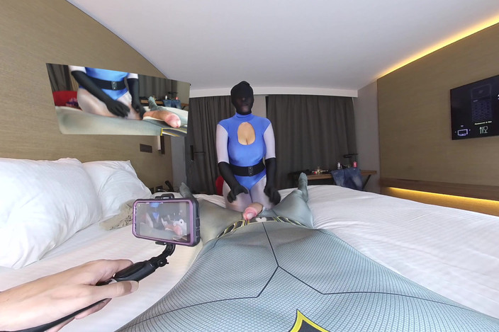 Nylon Xtreme VR: 180 VR nora Fox Cocoon包裹尼龙性爱