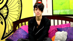 Lollipop Twinks: Emo Drăguță Jae Landen este o adevărată iubită!