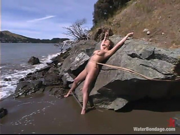 Water Bondage by Kink: Sasha Gnistor